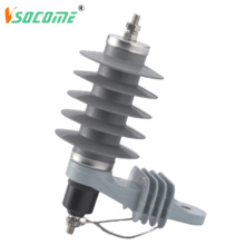 24KV electrical surge arrester electric 10ka pole mounted lightning for building